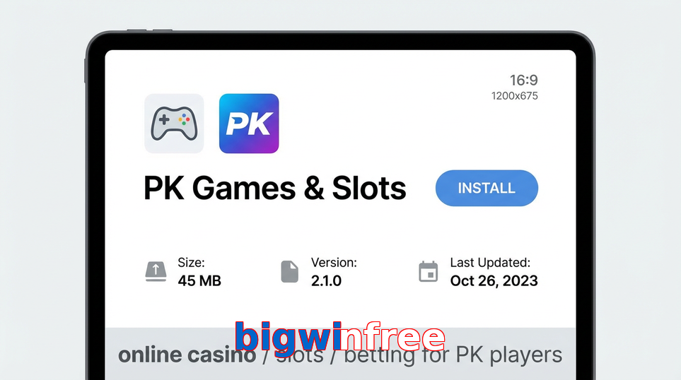 Game list for Bigwinfree gameapk section